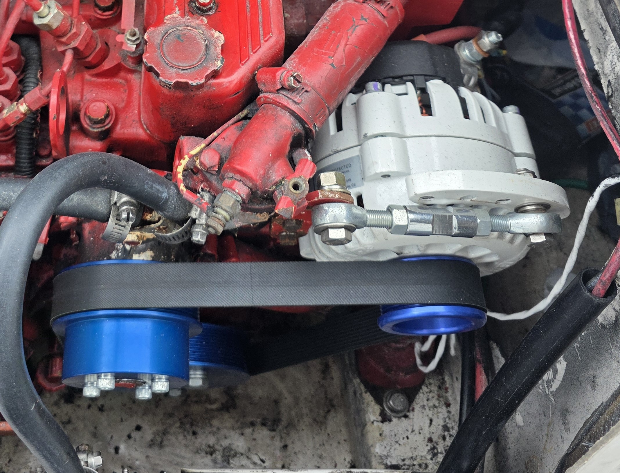 Balmar 120A alternator with ARCO Zeus smart regulator