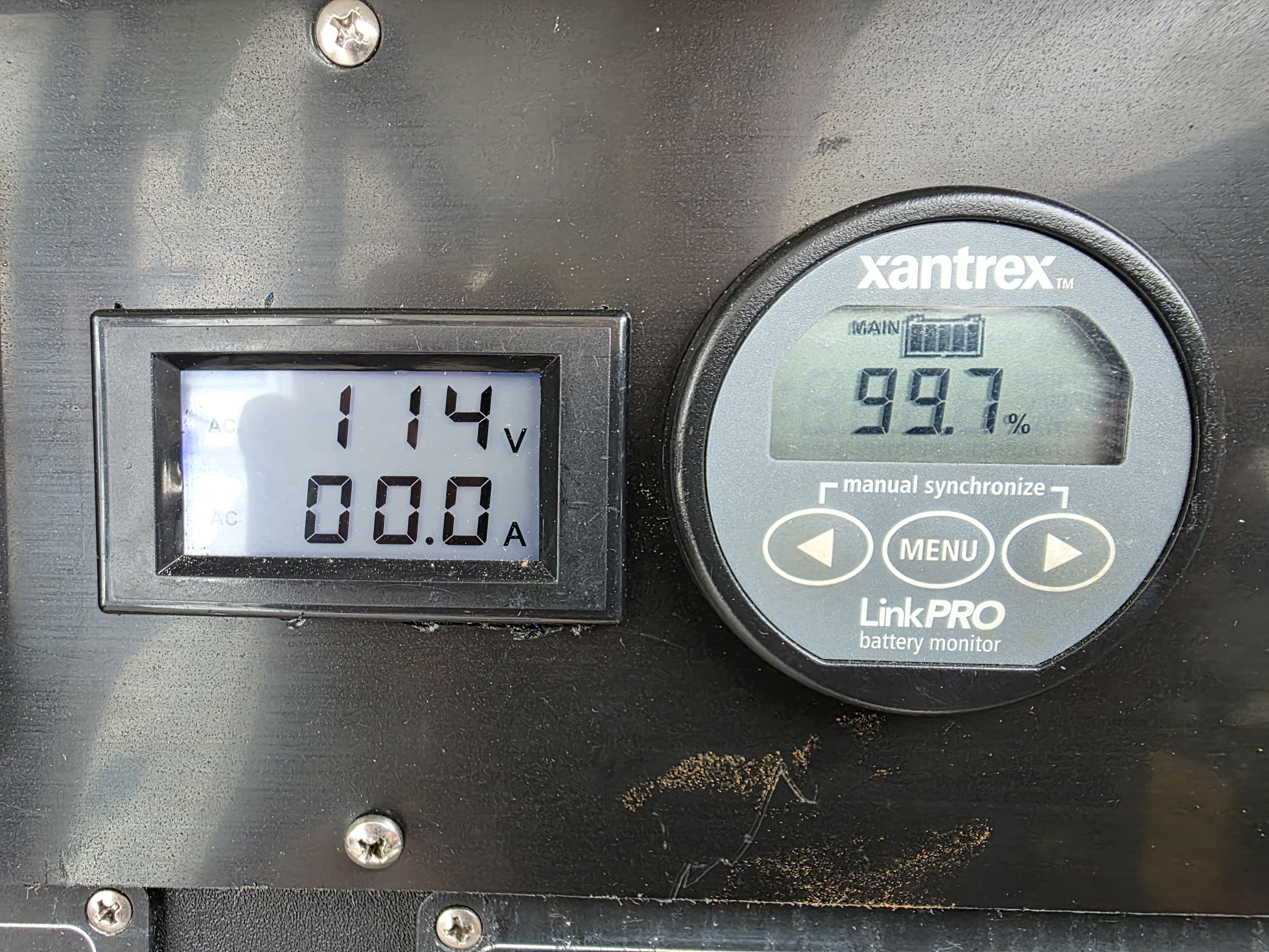 Monitors for battery health and AC usage