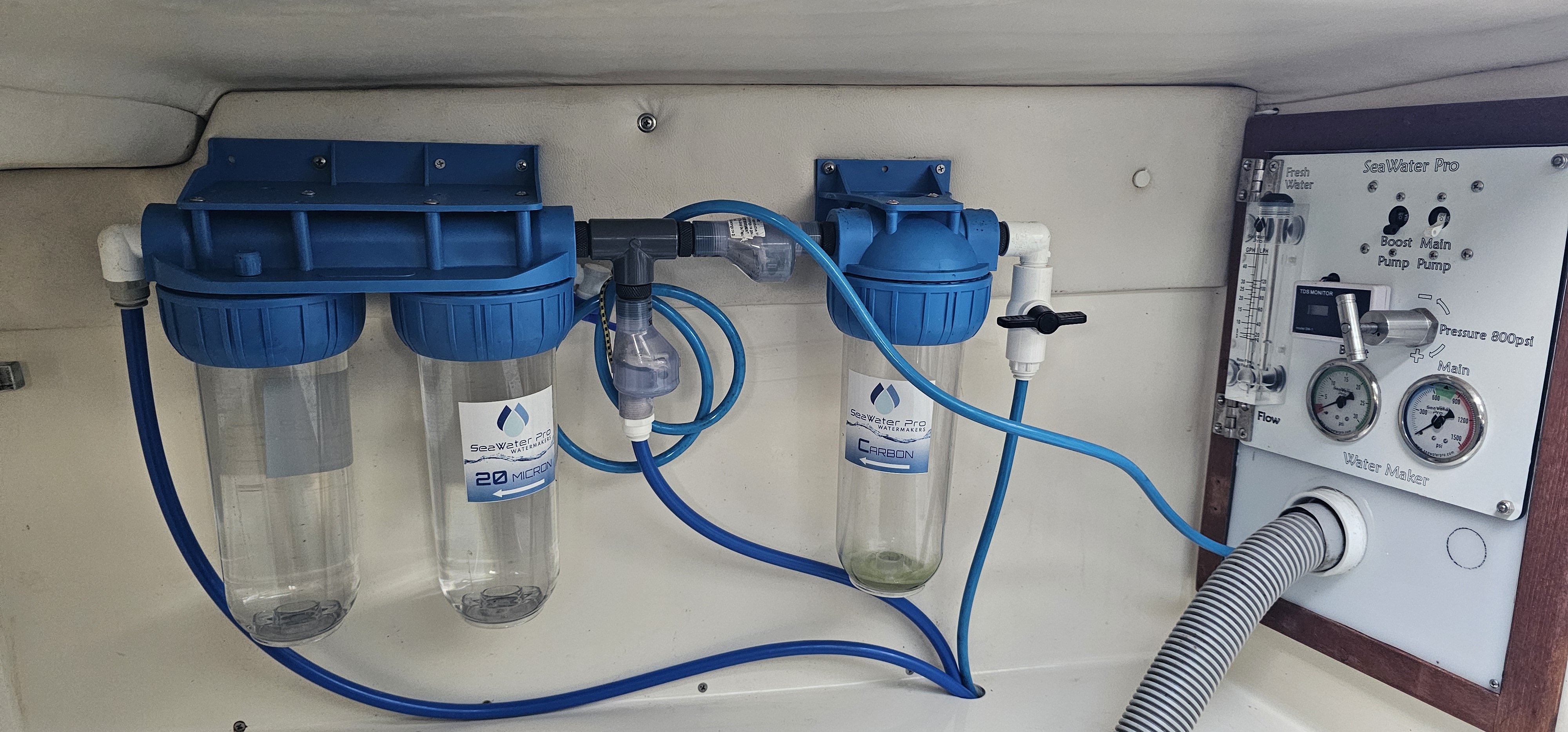 Sea Water Pro 17gph watermaker and filters